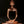 9" Superfine Rose Gold Plated Stylised Meditating Buddha Brass Statue