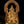 8" Chaturbhuj Ganesha Statue Seated on Throne | 24 Karat Gold Coated Brass Idol