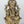 Small Chaturbhuja Lord Ganesha Brass Idol Seated on Lotus