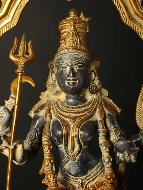 21" Brass Idol Of Goddess Mahakali