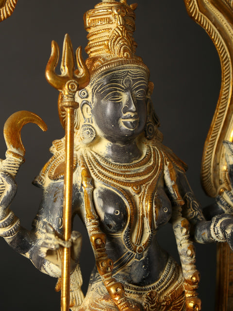 21" Brass Idol Of Goddess Mahakali