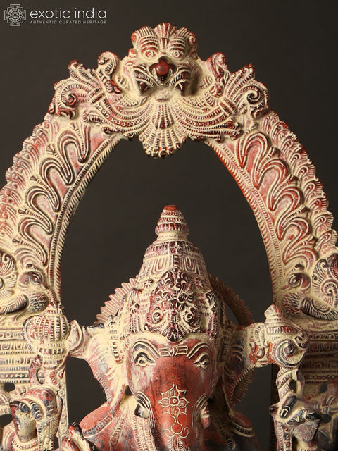 16" Brass Idol Of The Invincible Lord Ganesha