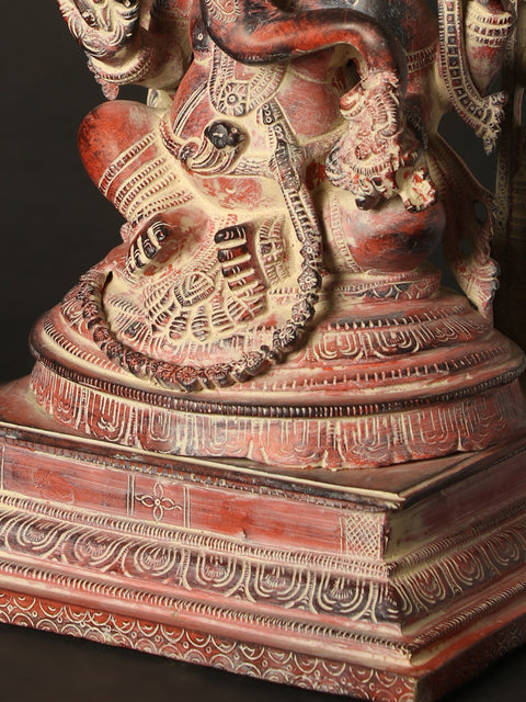 16" Brass Idol Of The Invincible Lord Ganesha