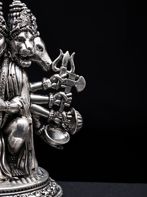 Brass Superfine Statue of Panchamukhi Hanuman