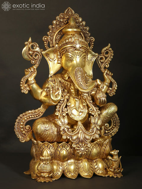 20" Superfine Idol Of Auspicious Ganesha