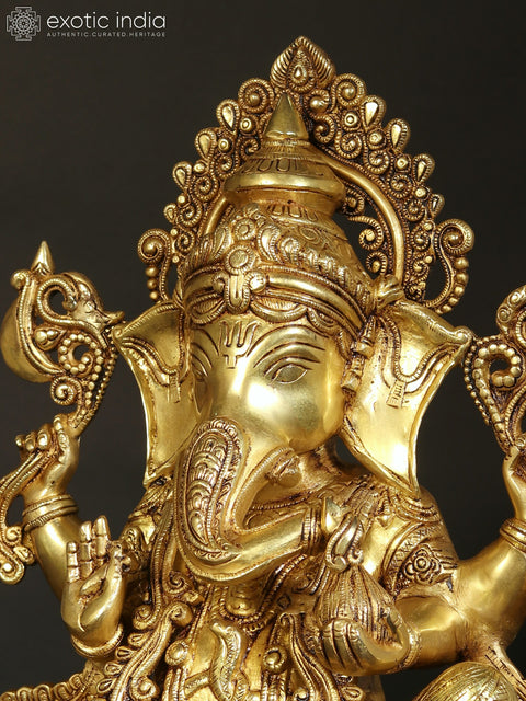 20" Superfine Idol Of Auspicious Ganesha
