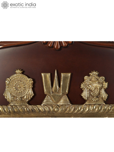 65" Fine Dashavatar - Lord Vishnu | Wood Wall Hanging Frame