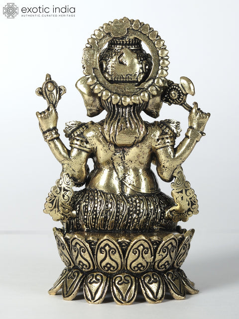 3" Attractive Superfine Lord Ganesha Statue