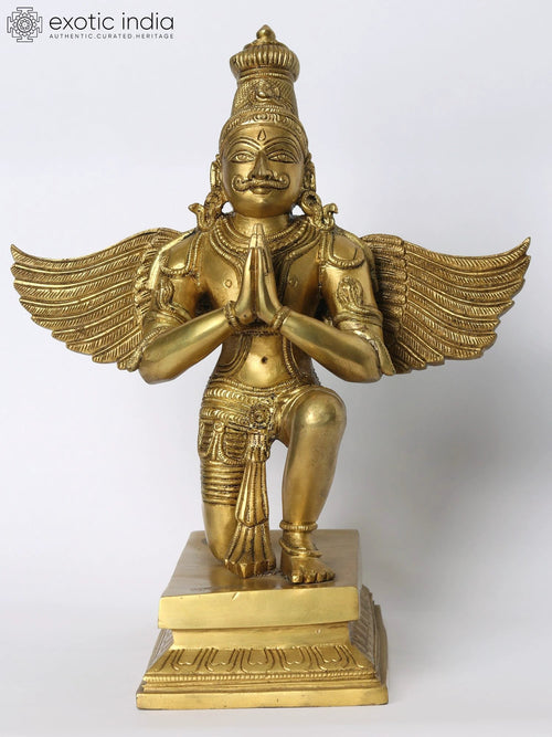 Bhagawan Vishnu's Vehicle Garuda Brass Statue