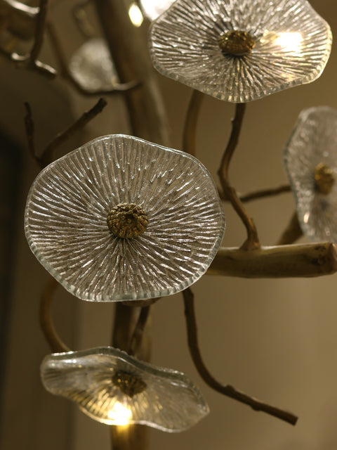 92" Brass Attractive Roof Lamp Of Tree Branches
