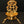 12" Designer Lamp with Stand | Brass with Superfine 24 Karat Gold Plating
