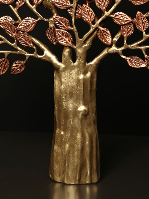23" Wall Mounted Tree of Life | Brass with 24 Karat Rose Gold Plating