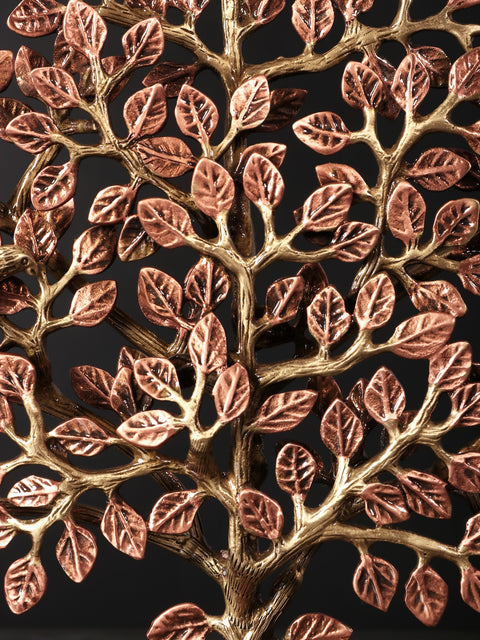 12" Tree of Life with Birds | Brass with 24 Karat Rose Gold Plating