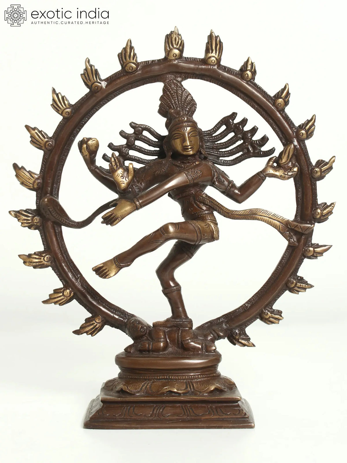 9" Nataraja - Dancing Lord Shiva | Brass Statue