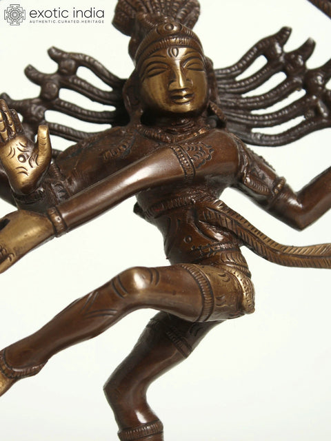 9" Nataraja - Dancing Lord Shiva | Brass Statue