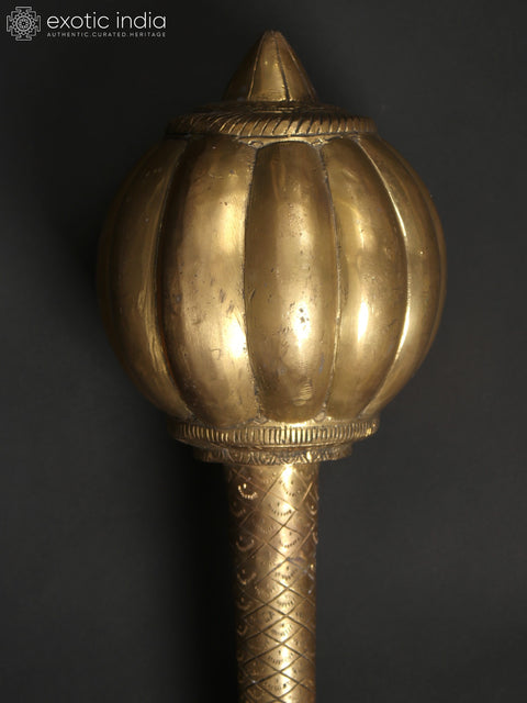 29" Brass Mace (Gada) - Weapon of Lord Hanuman