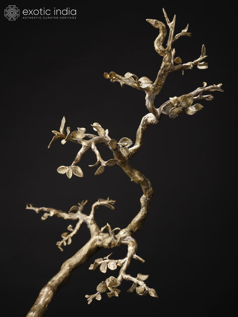 23" Tree on Tortoise | Modern Art Decorative Showpiece