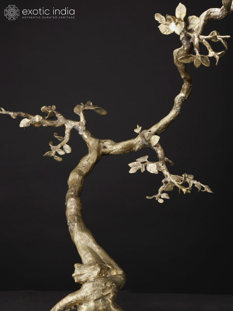 23" Tree on Tortoise | Modern Art Decorative Showpiece