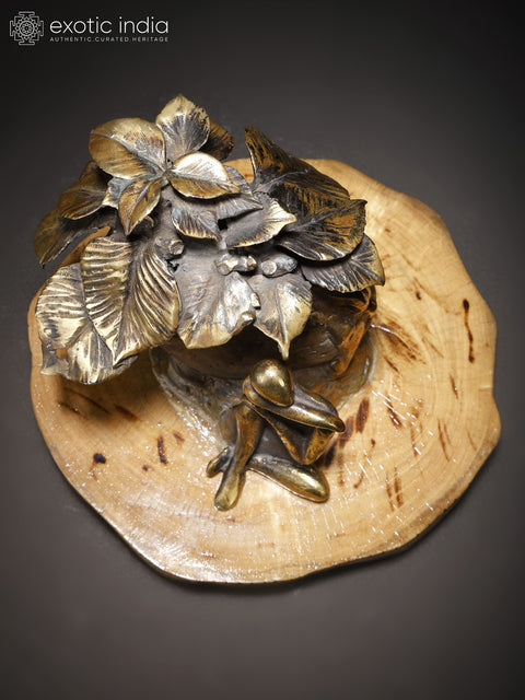8" A Man Seated Under a Tree | Home Decor Item