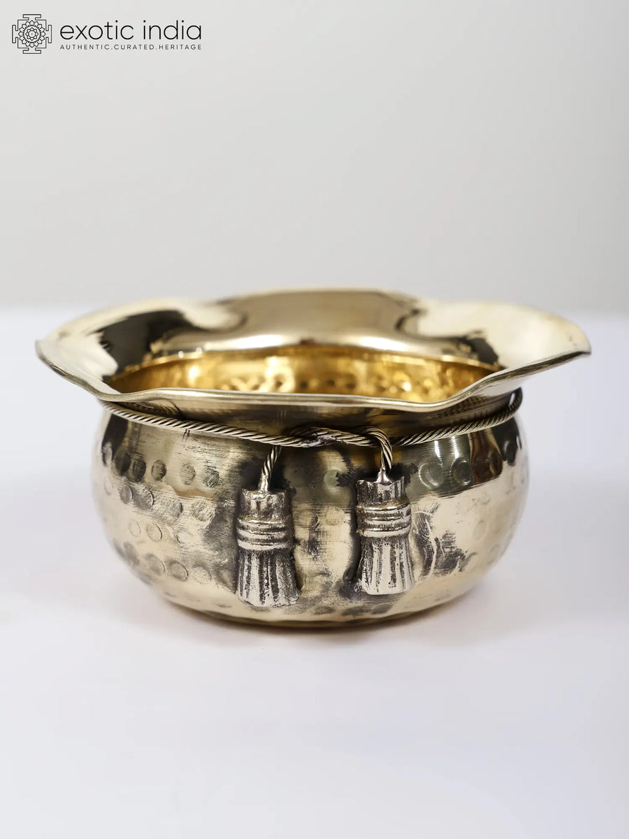 4" Handmade Brass Ritual Bowl for Pooja