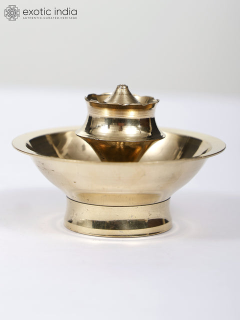 3" Brass Incense Stick Stand/Puja Agarbatti Stand