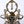 8" Brass Designer Urli with Bell