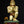 12" Colorful Lord Hanuman Seated in Namaskar Gesture | Brass Statue
