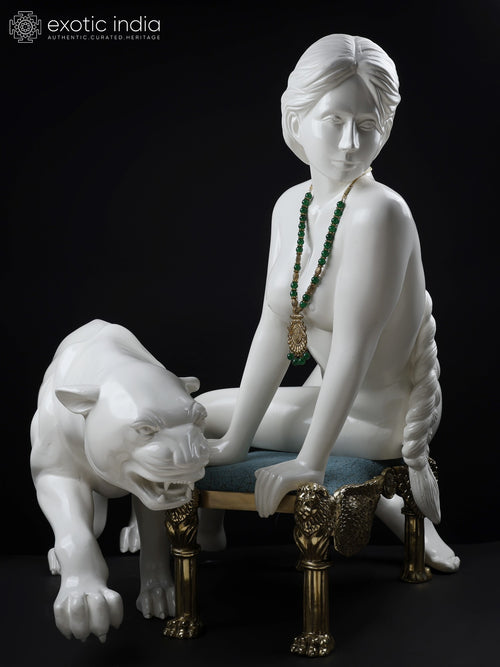 Sensuality Meets Strength Modern Brass Wall Sculpture