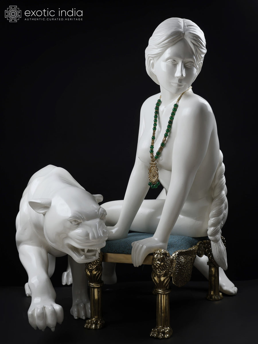 Sensuality Meets Strength Modern Brass Wall Sculpture