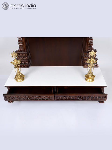 61" Large Size Designer Temple with Lamps