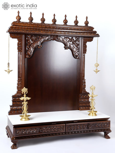 61" Large Size Designer Temple with Lamps