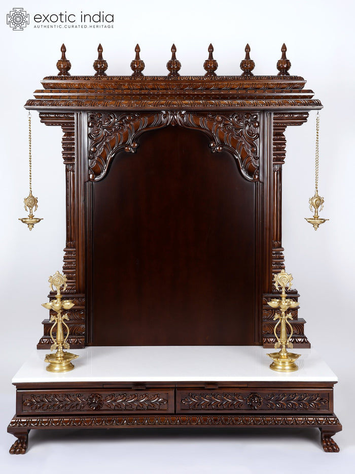 61" Large Size Designer Temple with Lamps