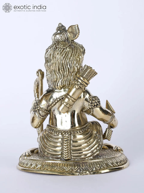 Small Superfine Ram Lalla Brass Statue