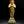 10" Colorful Namaskar Anjaneya (Lord Hanuman) Brass Statue
