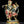 16" Radha - Krishna Engaged in Ecstatic Dance | Brass Statue with Inlay Work