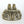 2" Small Superfine Vishnu (Perumal) Charan Paduka in Brass