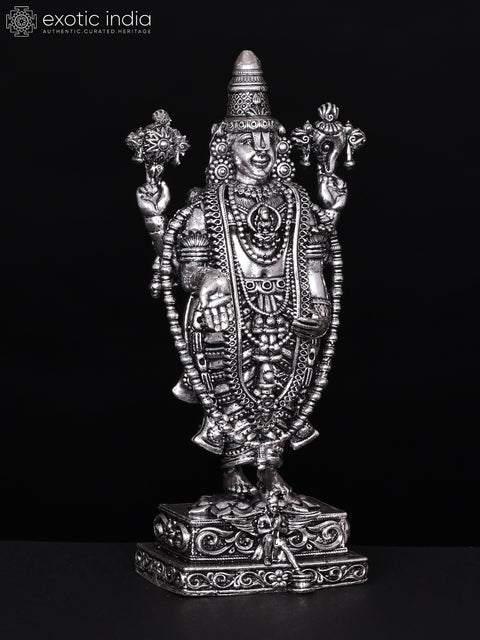 8" Superfine Lord Tirupati Balaji Brass Statue with Garuda | Different Sizes Venkateshvara Idol