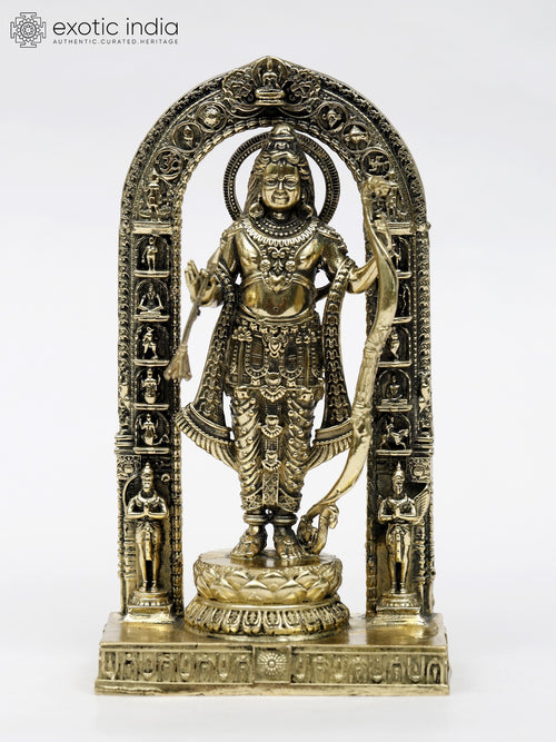 Rama Lalla Brass Idol - Handmade Home Decor Statue