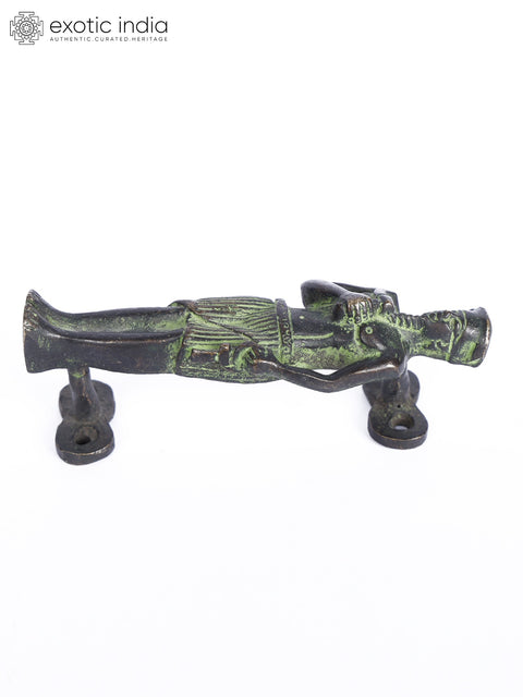 5" Egyptian Door Handle in Brass
