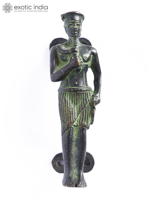 5" Egyptian Door Handle in Brass