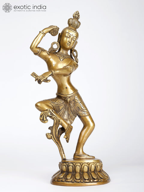 16" Dancing Lord Shiva Brass Statue
