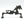 6" Stylized Horse Design Brass Door Handle