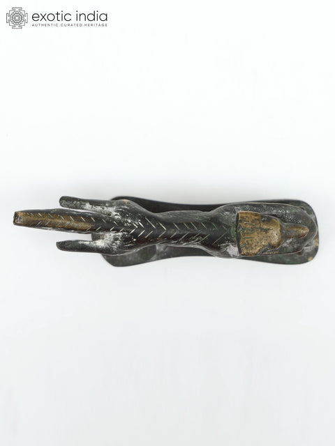 5" Fox Design Brass Door Handle | Home Altar Decor