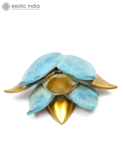 6" Decorative Brass Lotus | Wall Hanging
