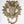 16" Deer Head Big Door Knocker in Brass | Wall Hanging