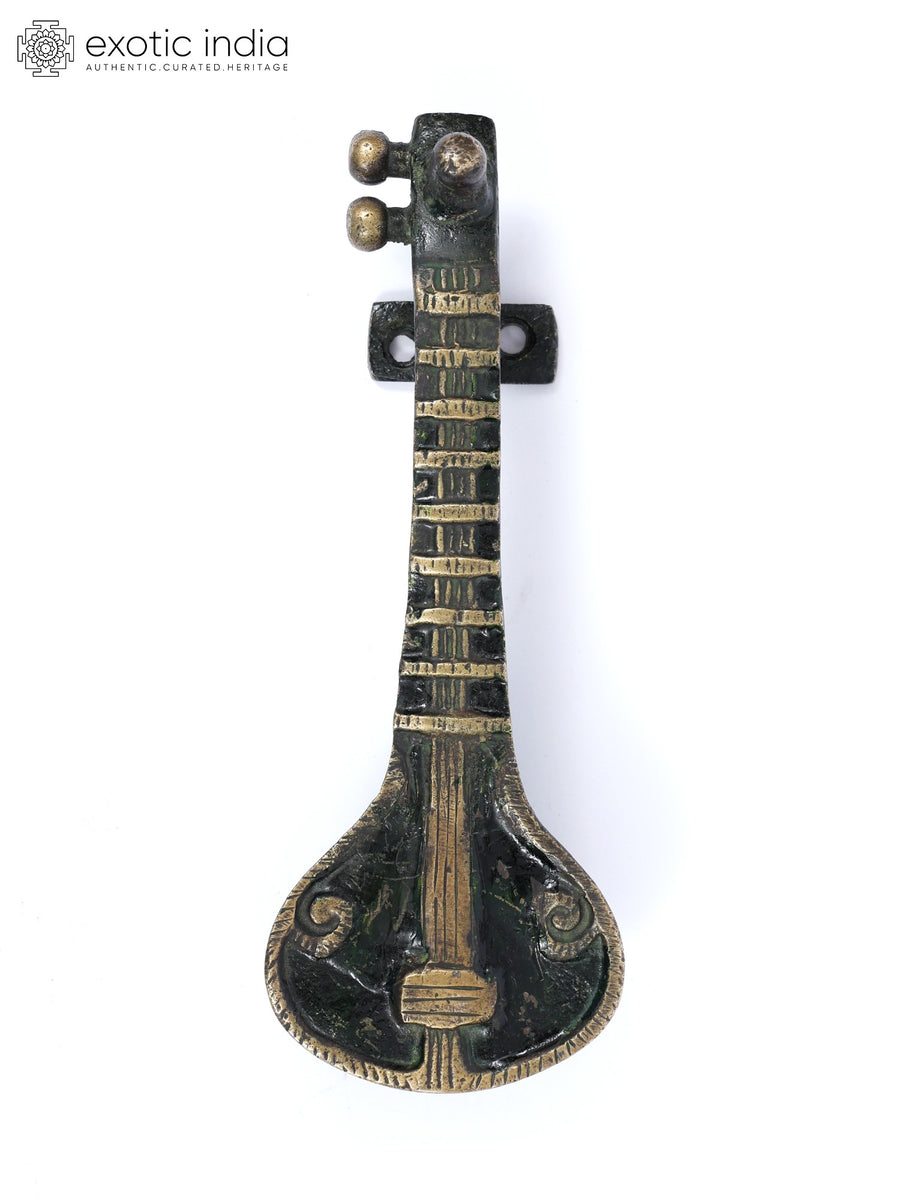 7" Veena Design Brass Door Handle Handmade