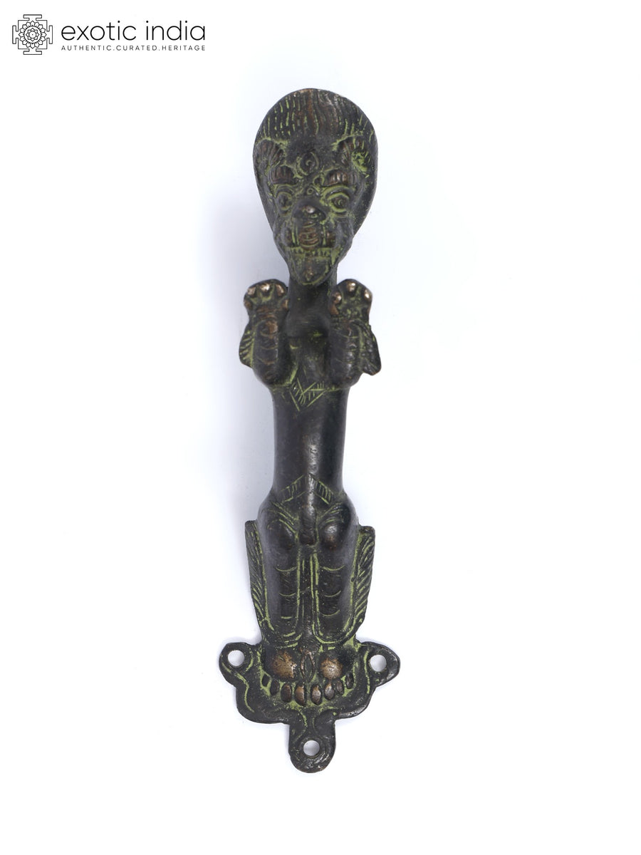 8" Yali Design Brass Door Handle for Home Decor