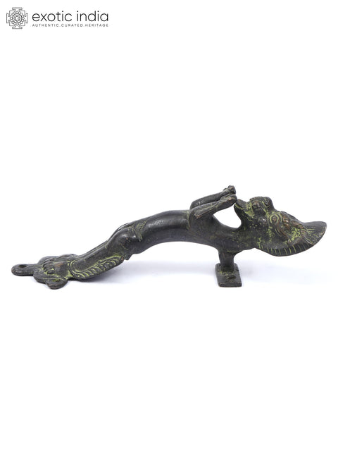 8" Yali Design Door Handle in Brass