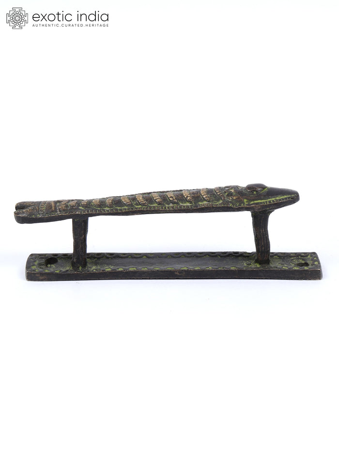 5" Fish Design Brass Door Handle Vintage Home Decor