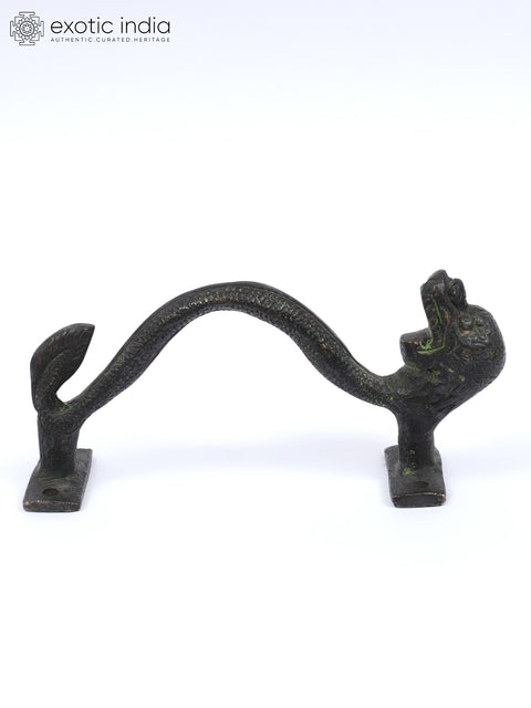 5" Dragon Door Handle in Brass